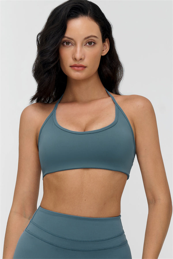 The Stride Halter Sports Bra