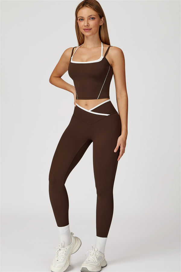 The Radiant Crop Top Leggings 2-Piece Set
