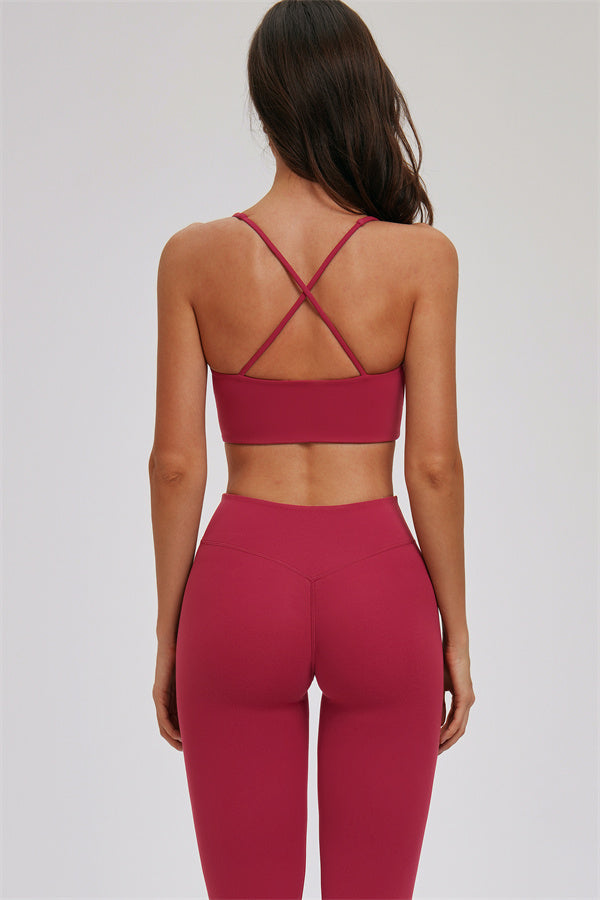 The Kinetic Cross Back Sports Bra