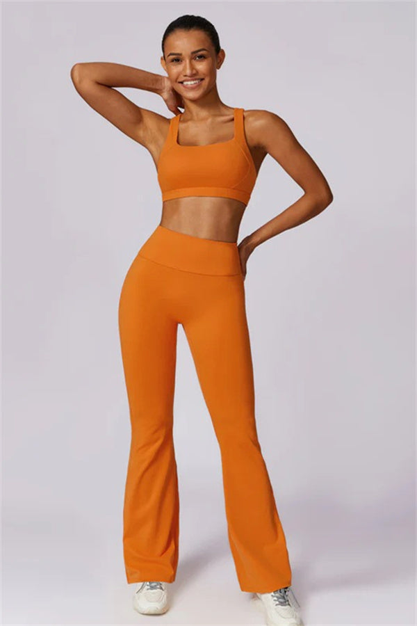The Isabella Sports Bra Flares 2-Piece Set