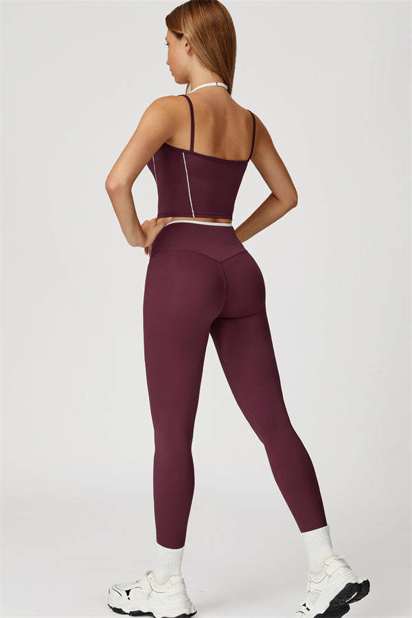 The Radiant Crop Top Leggings 2-Piece Set