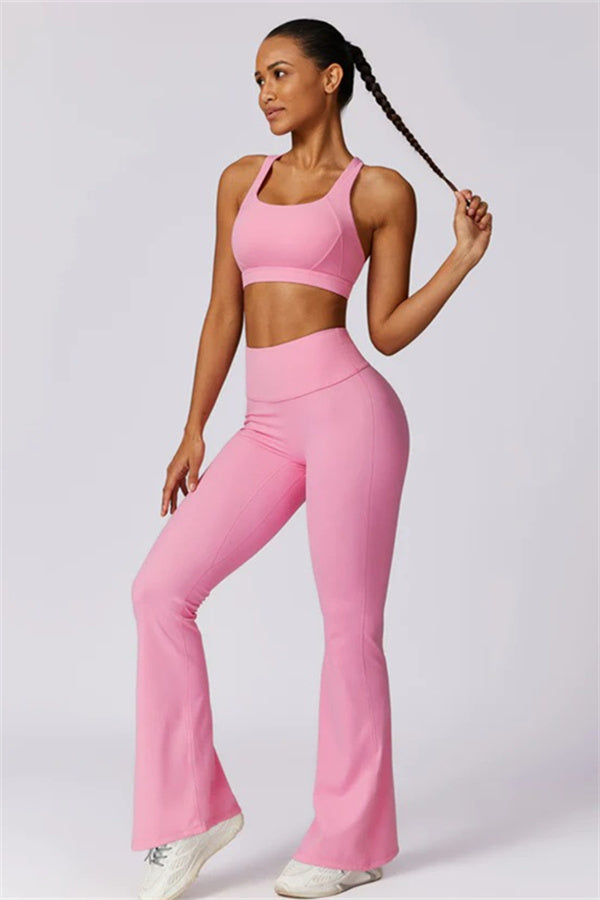 The Isabella Sports Bra Flares 2-Piece Set