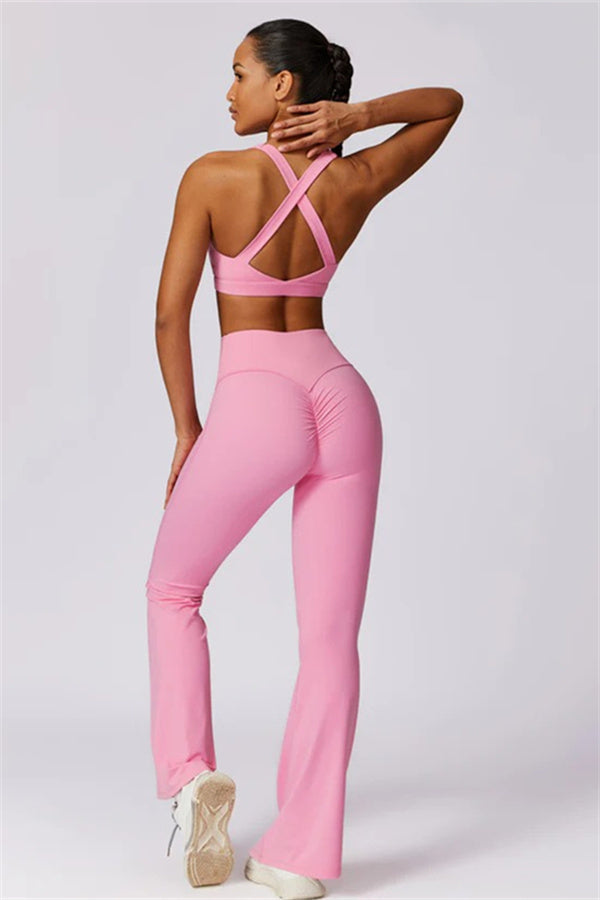 The Isabella Sports Bra Flares 2-Piece Set