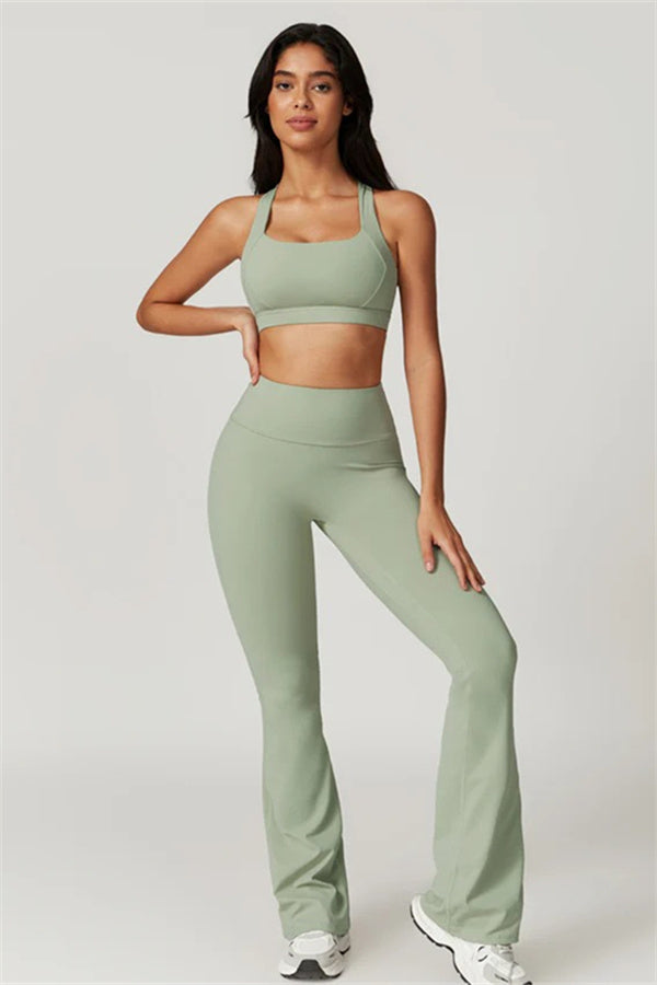 The Isabella Sports Bra Flares 2-Piece Set