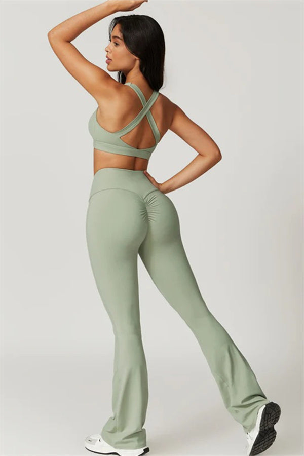 The Isabella Sports Bra Flares 2-Piece Set