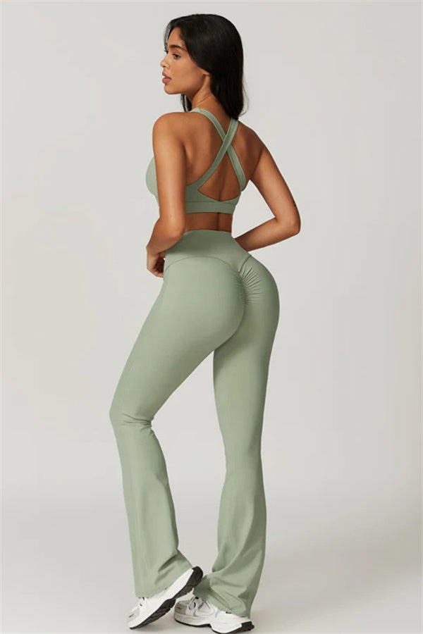 The Isabella Sports Bra Flares 2-Piece Set