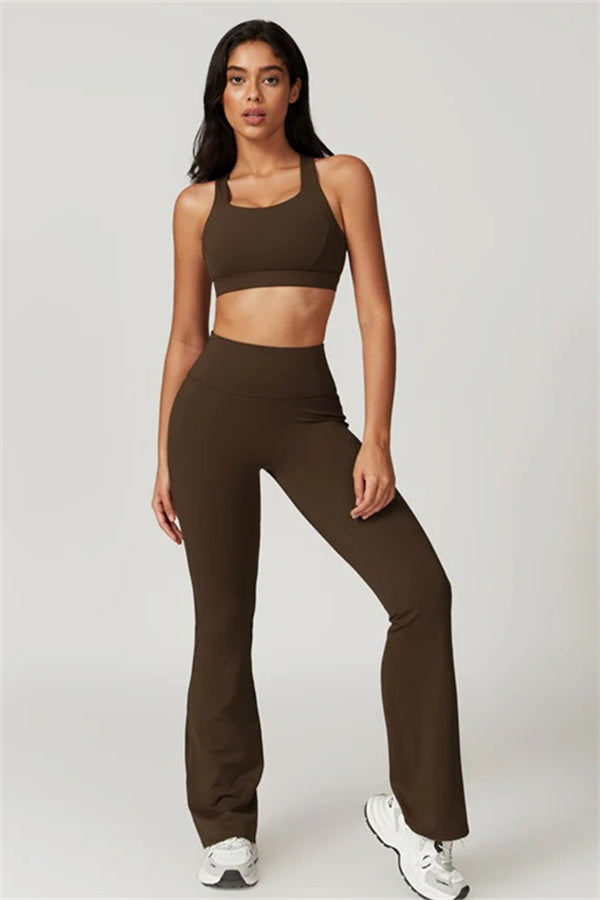 The Isabella Sports Bra Flares 2-Piece Set