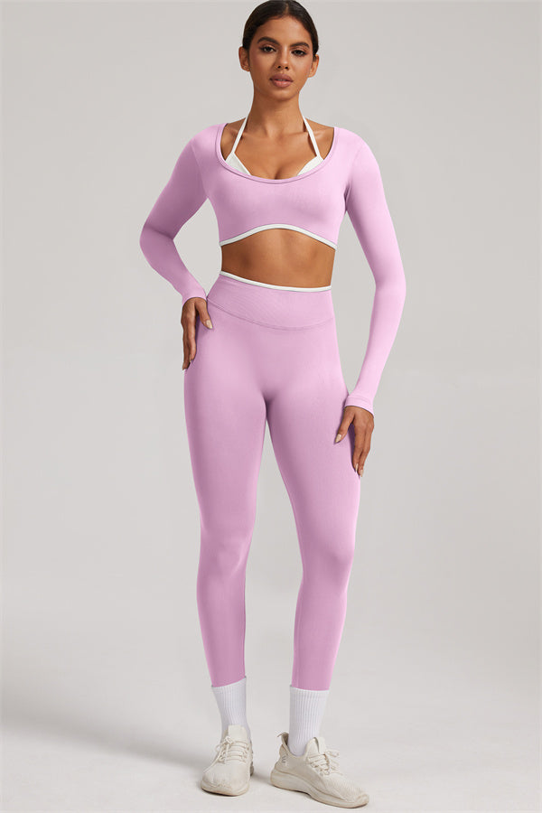 The Elevate New Long Sleeve Crop top