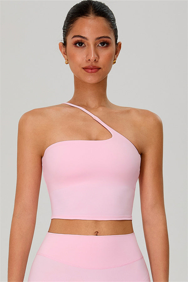 The Jewel One-Shoulder Crop Top Shorts 2-Piece Set