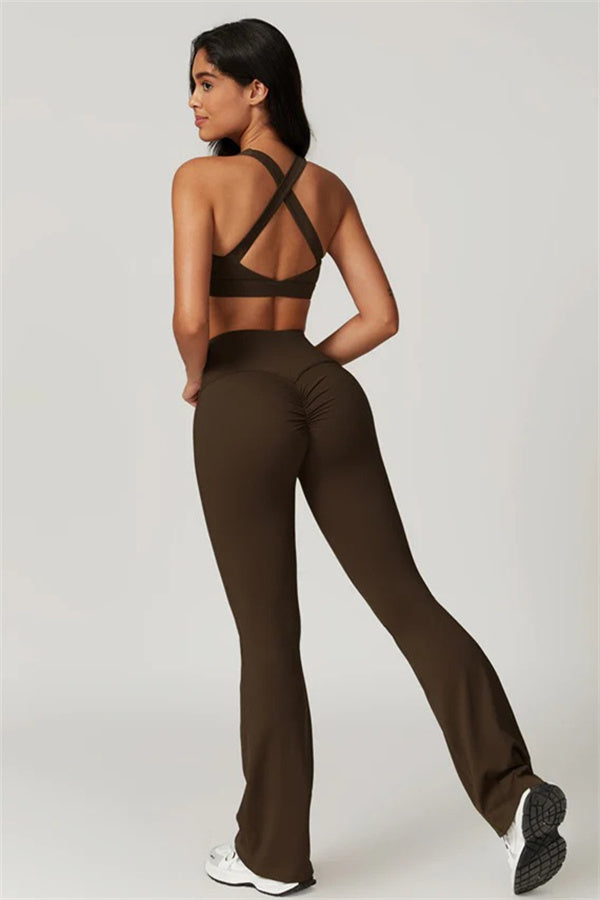 The Isabella Sports Bra Flares 2-Piece Set
