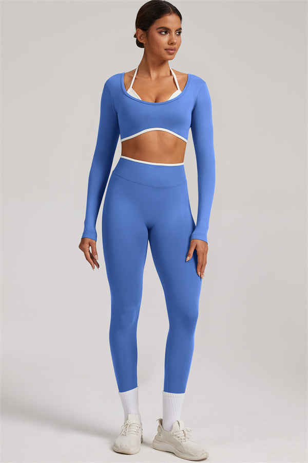 The Elevate New Long Sleeve Crop top