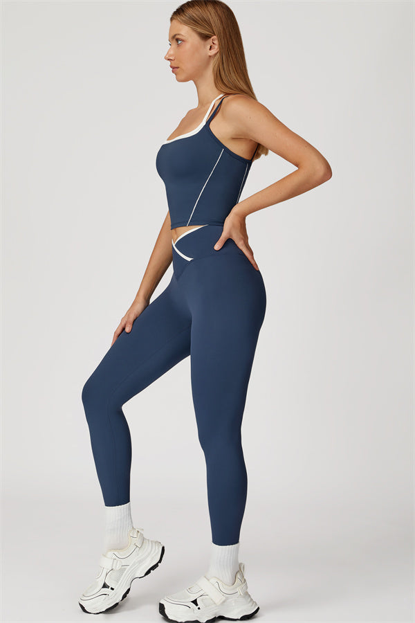 The Radiant Crop Top Leggings 2-Piece Set