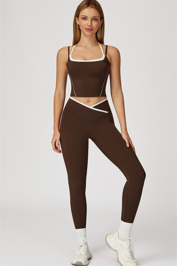 The Radiant Crop Top Leggings 2-Piece Set