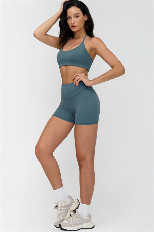 The Stride Halter Sports Bra