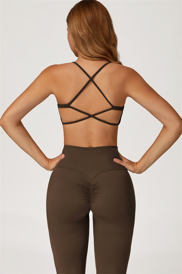 The Lily Sports Bra Flared Leggings 2-Piece Set