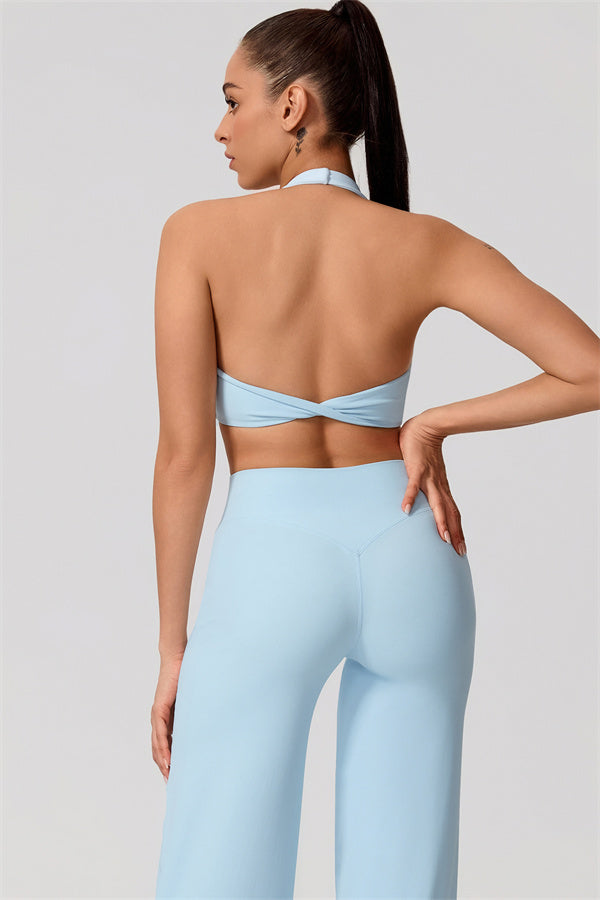 The Nestle Sports Bra Straight Leg Pants 2-Piece Set