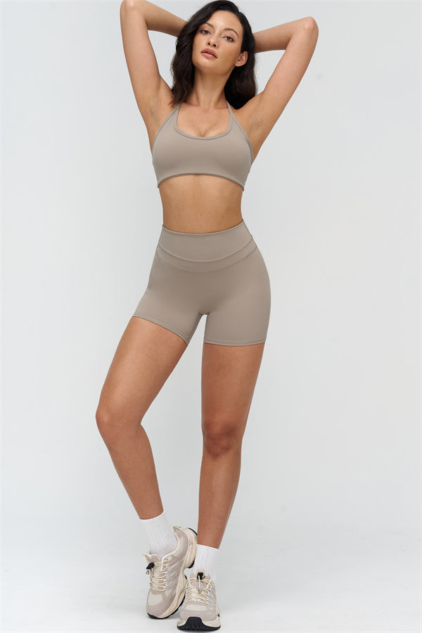 The Stride Halter Sports Bra