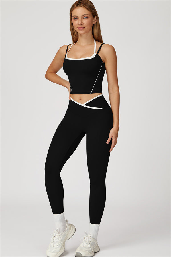 The Radiant Crop Top Leggings 2-Piece Set