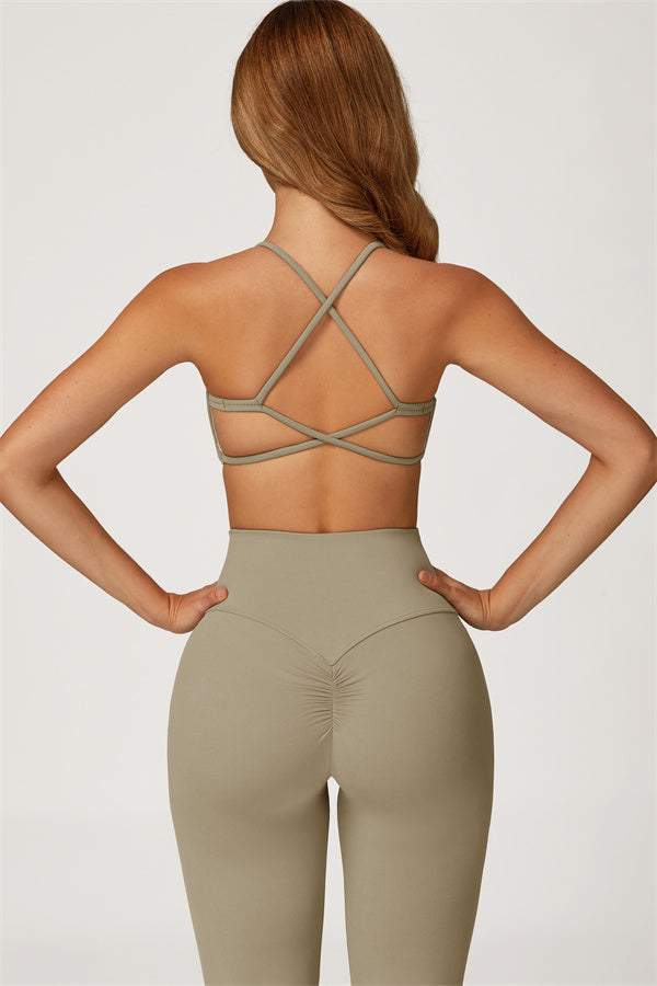 The Lily Sports Bra Flared Leggings 2-Piece Set