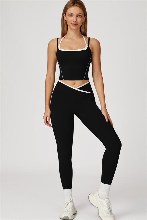 The Radiant Crop Top Leggings 2-Piece Set
