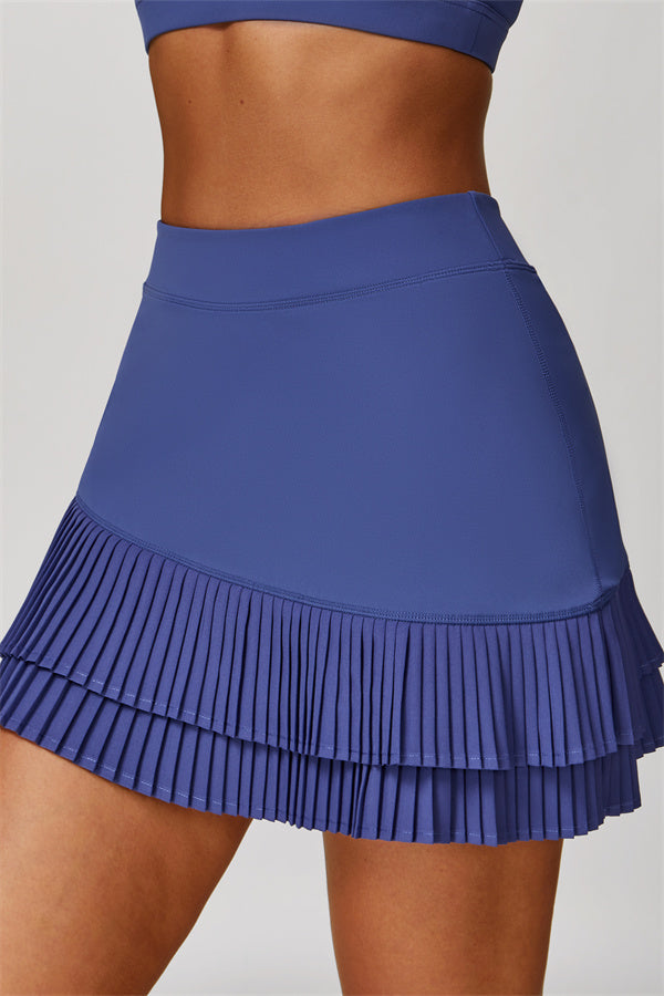 The Lavish Sports Bra Tennis Skirt 2-Piece Set