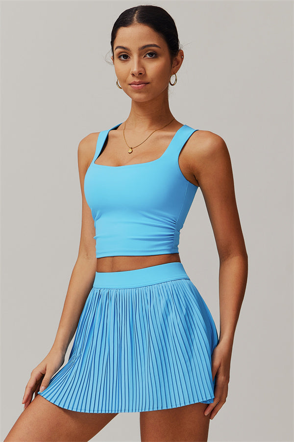 The Balance Crop Top Tennis Skirt 2-Piece Set