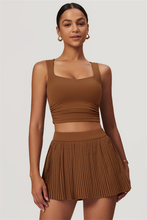 The Balance Crop Top Tennis Skirt 2-Piece Set