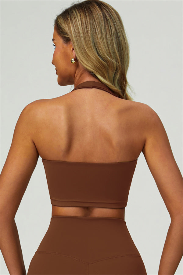 The Seraphine Halter Crop Top