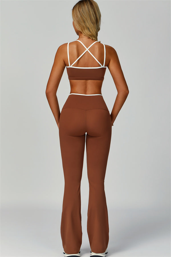 The Quest Sports Bra Flared Leggings 2-Piece Set