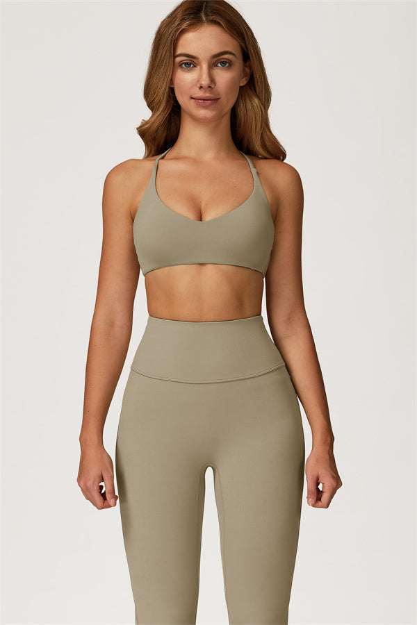 The Lily Sports Bra Flared Leggings 2-Piece Set