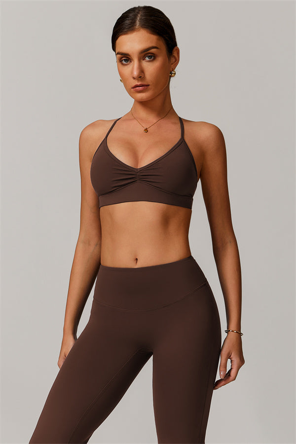 The Delicate Sports Bra Flared Leggings 2-Piece Set