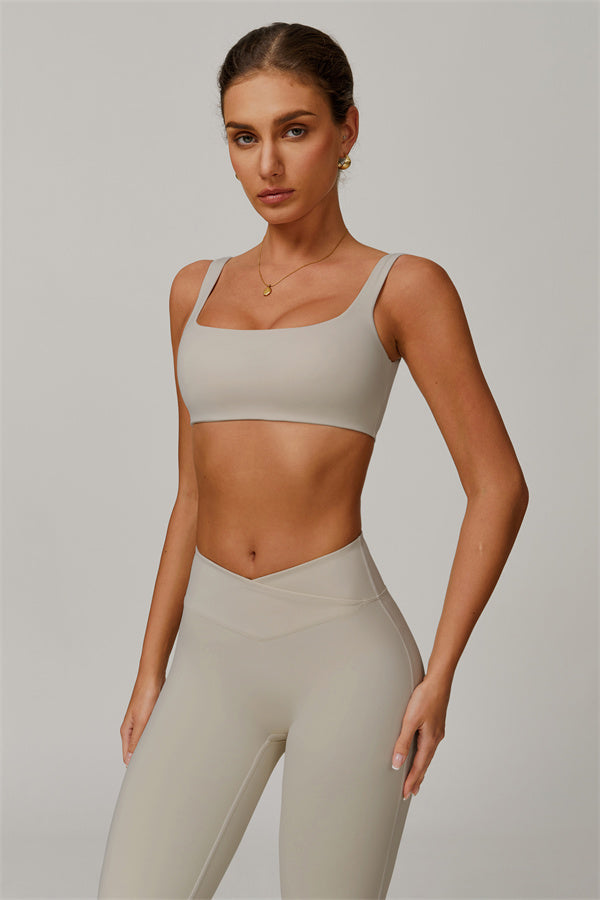 The Halo Sports Bra Flared Leggings 2-Piece Set