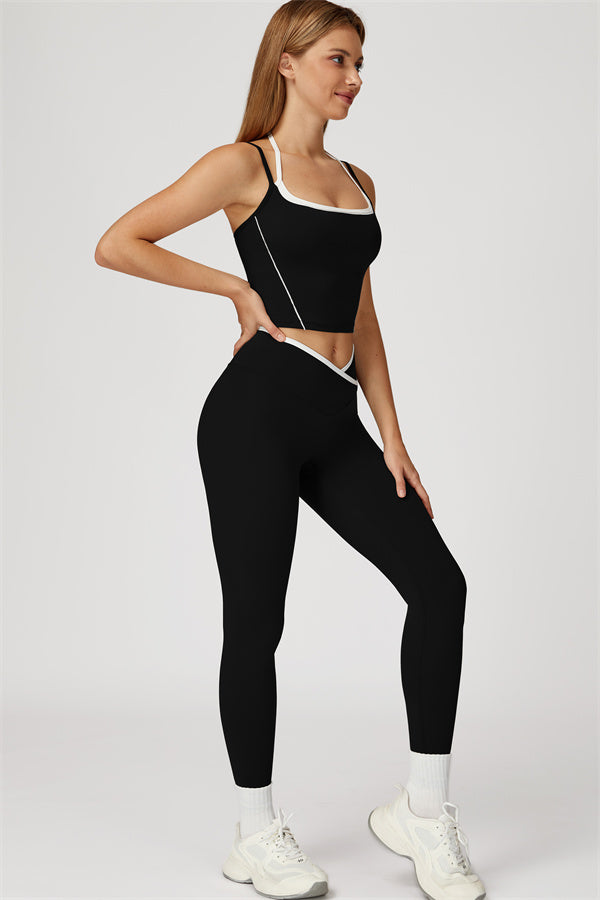 The Radiant Crop Top Leggings 2-Piece Set