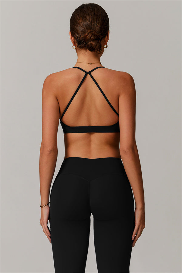 The Delicate Sports Bra Flared Leggings 2-Piece Set