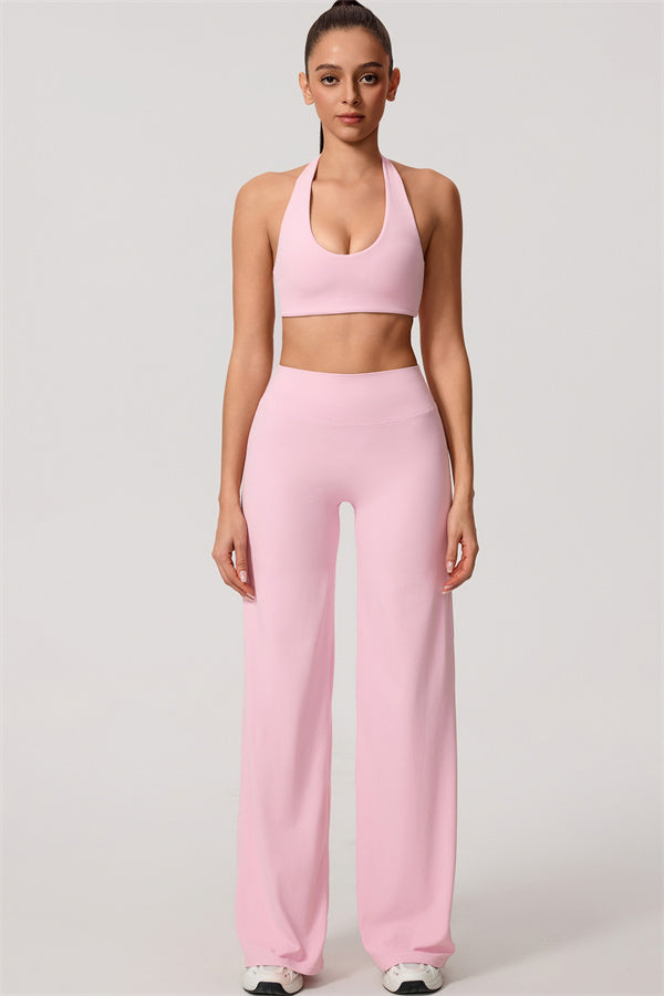 The Nestle Sports Bra Straight Leg Pants 2-Piece Set