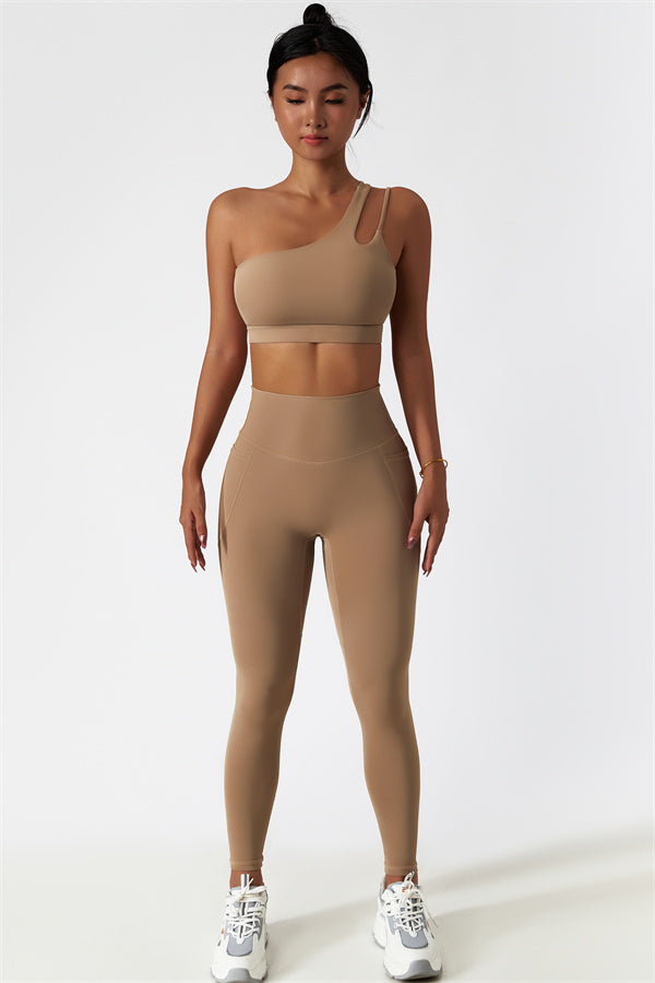 The Blissful Rose Sports Bra Leggings 2-Piece Set