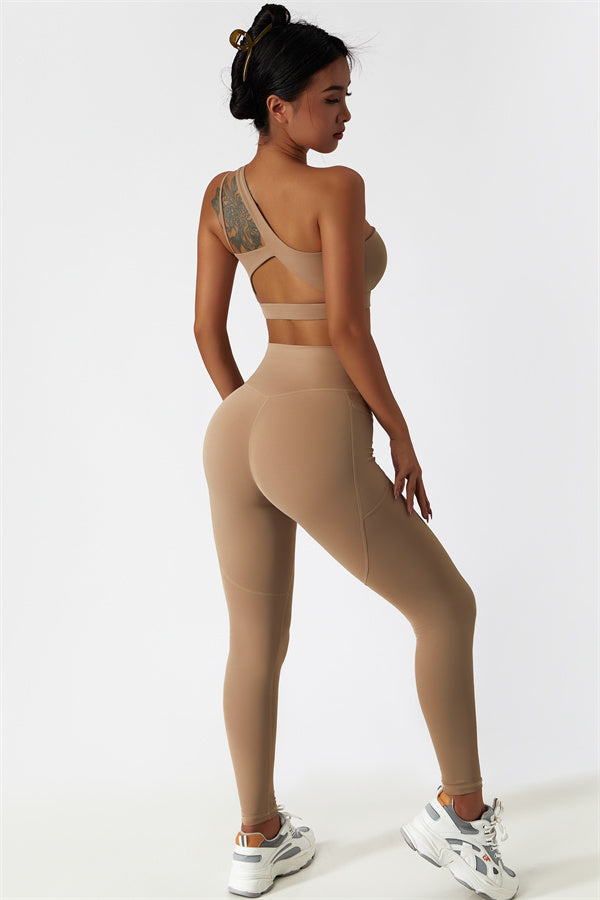 The Blissful Rose Sports Bra Leggings 2-Piece Set