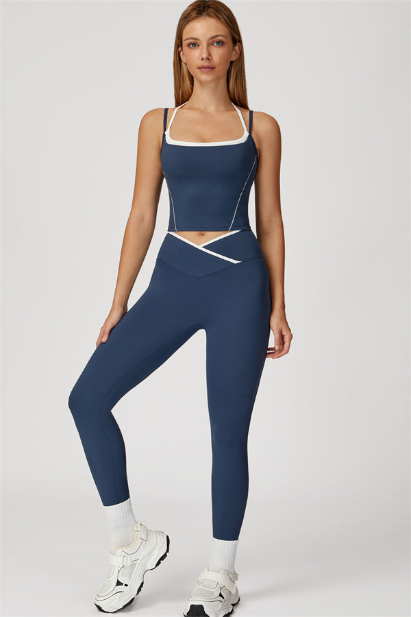The Radiant Crop Top Leggings 2-Piece Set