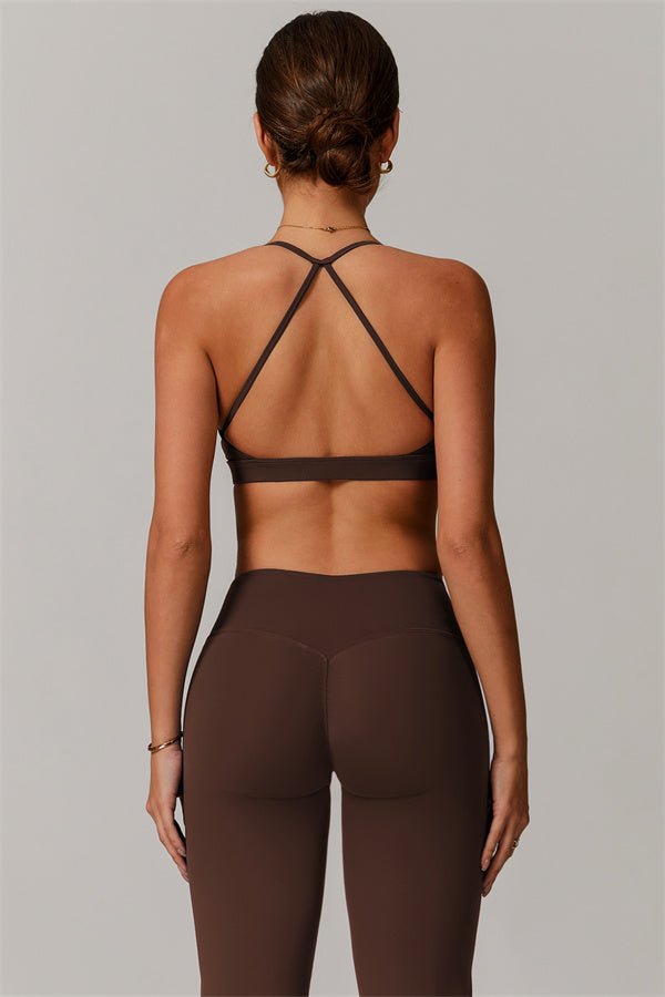 The Delicate Sports Bra Flared Leggings 2-Piece Set