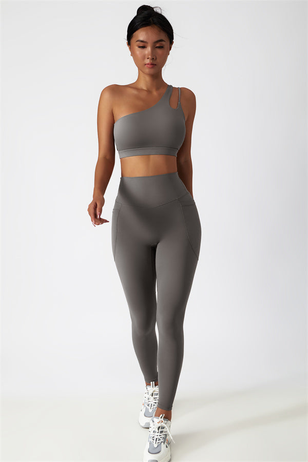 The Blissful Rose Sports Bra Leggings 2-Piece Set
