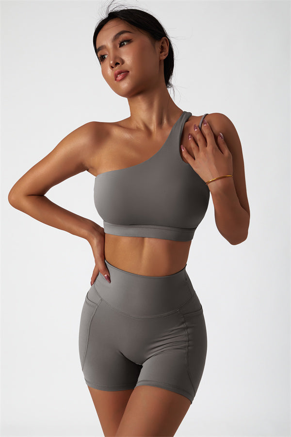 The Blissful Rose Sports Bra Shorts 2-Piece Set