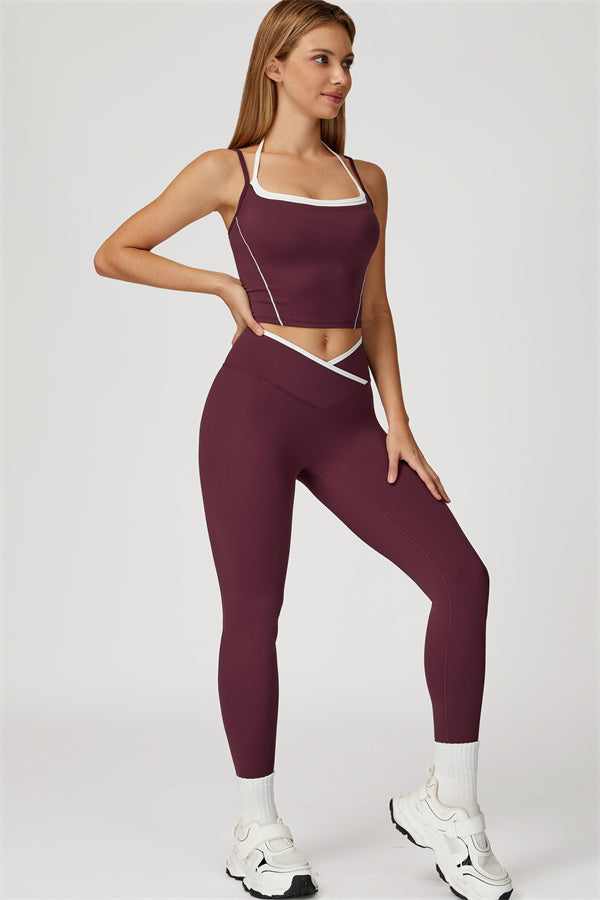 The Radiant Crop Top Leggings 2-Piece Set