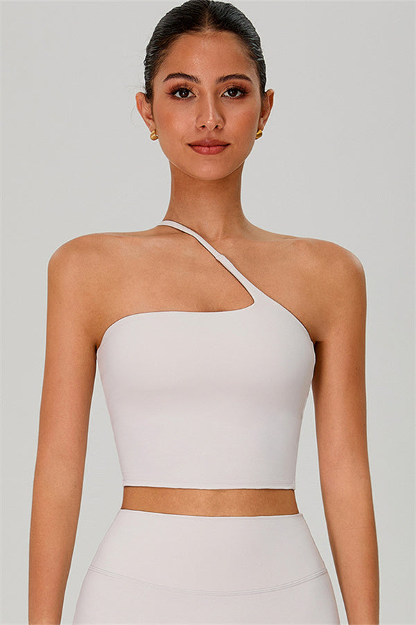 The Jewel One-Shoulder Crop Top Shorts 2-Piece Set