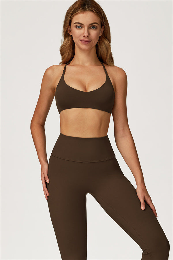 The Lily Sports Bra Flared Leggings 2-Piece Set