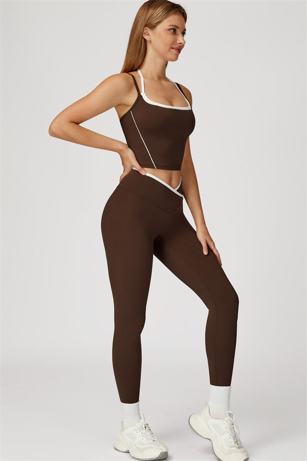 The Radiant Crop Top Leggings 2-Piece Set